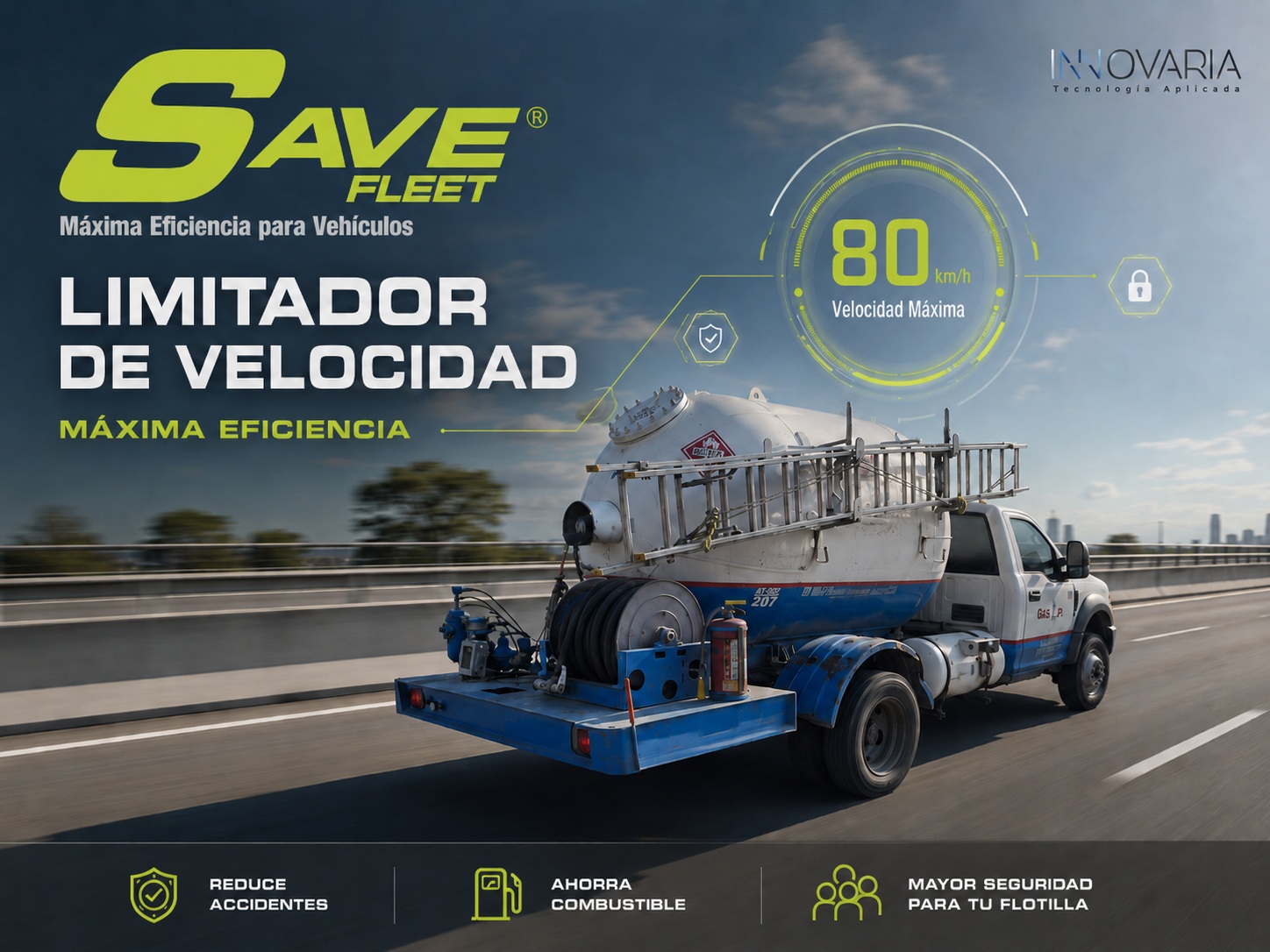 Autotanque de Gas LP cumpliendo NOM-EM-006-ASEA-2025 con Save Fleet